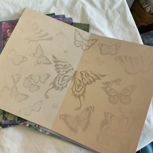 12  Blank Notecards 11 Designs Bird Beauties NO ENVELOPES  crafters,junk Journal - Picture 2 of 6